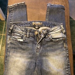 Silver Skinny Jeans